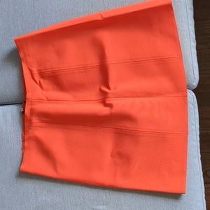 Jil Sander Orange Mini Skirt